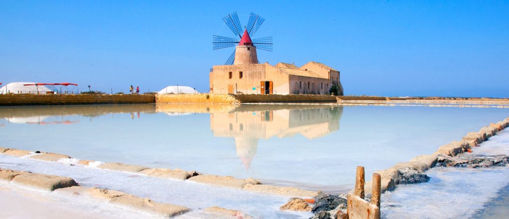 windmill in Trapani Salt works