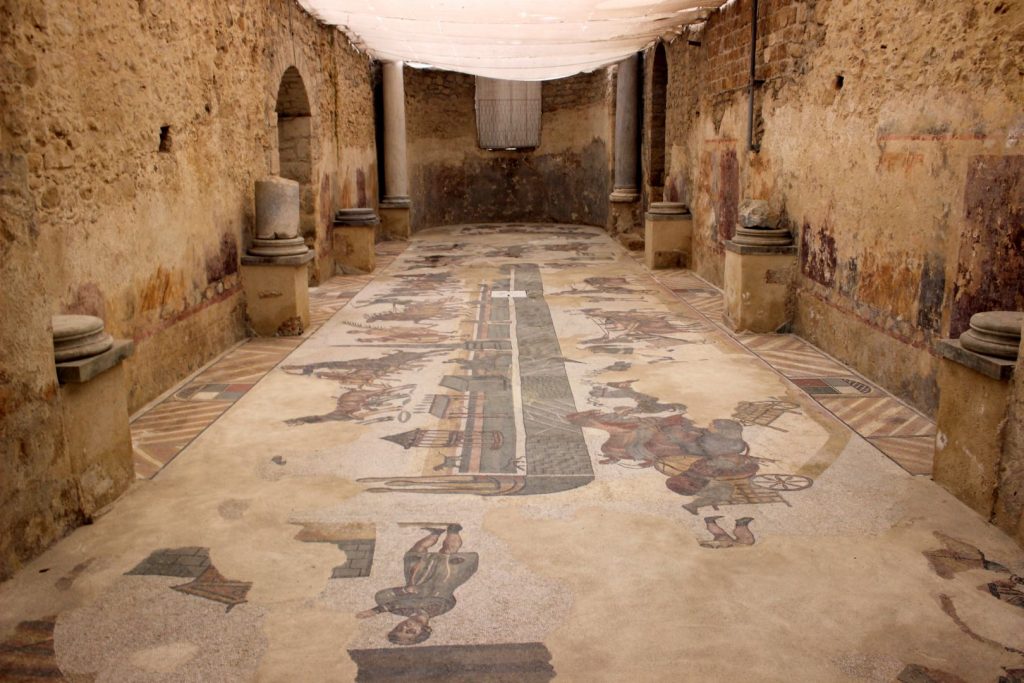 roman palestra villa casale
