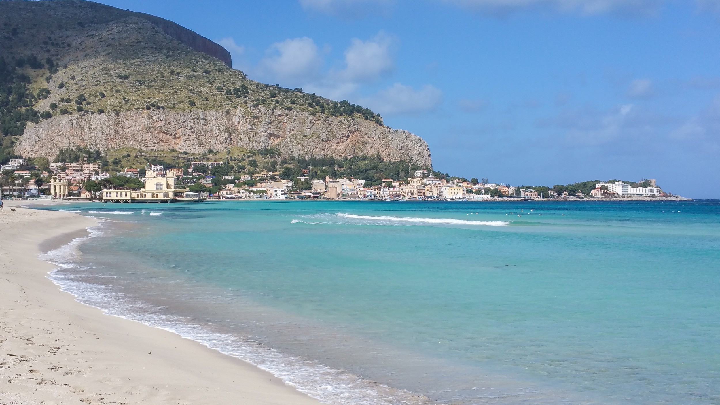 The Beach Of Mondello In Palermo Sicilian Blog Beach Near Palermo