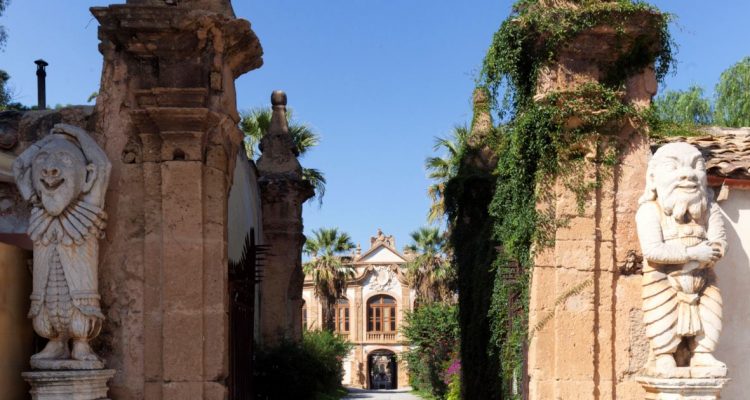 the facade of Villa Palagonia in Bagheria