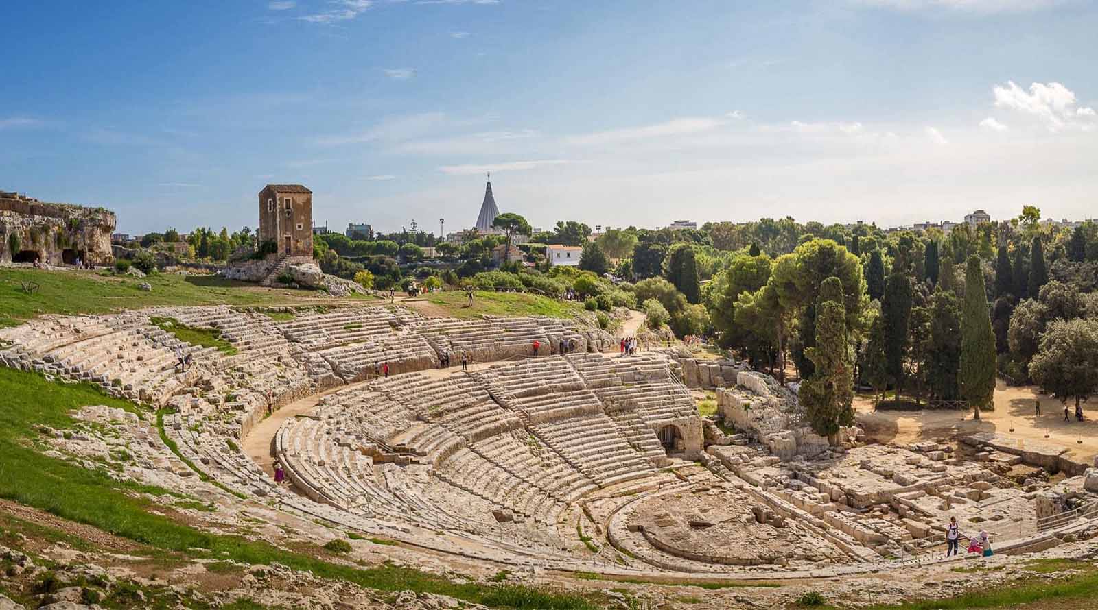 The Greek theatre of Siracusa - Teatro Greco Siracusa HD