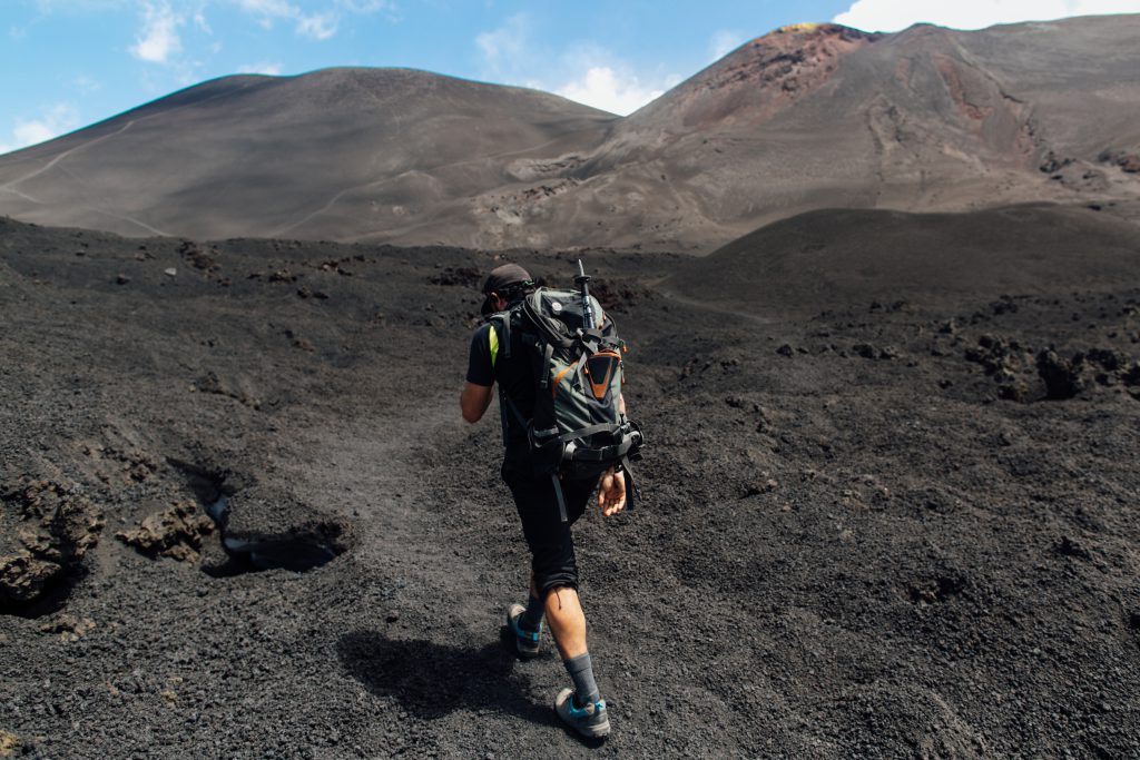 Hiking to the Etna craters